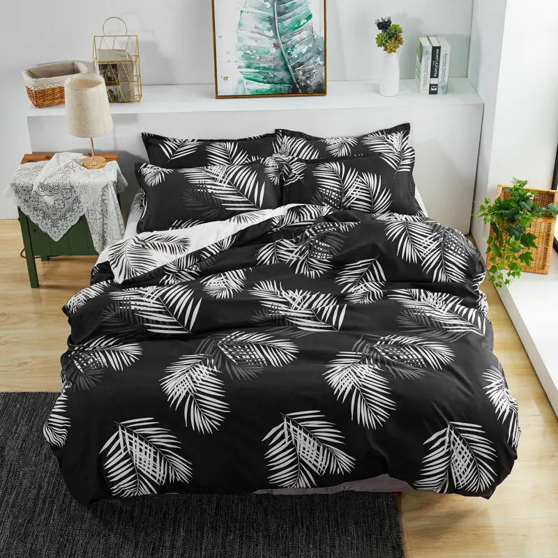Aloe Vera Cotton Brushed Set for Men Bed Sheets Quilt Cover - Image 38