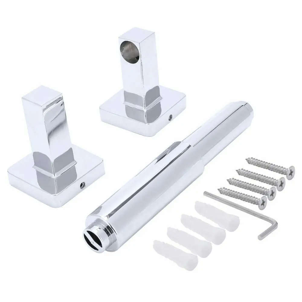 Stainless Steel Toilet Paper Holder with Telescopic Roll - Image 4