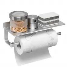 Stainless Steel Toilet Paper Holder with Telescopic Roll — feature 16