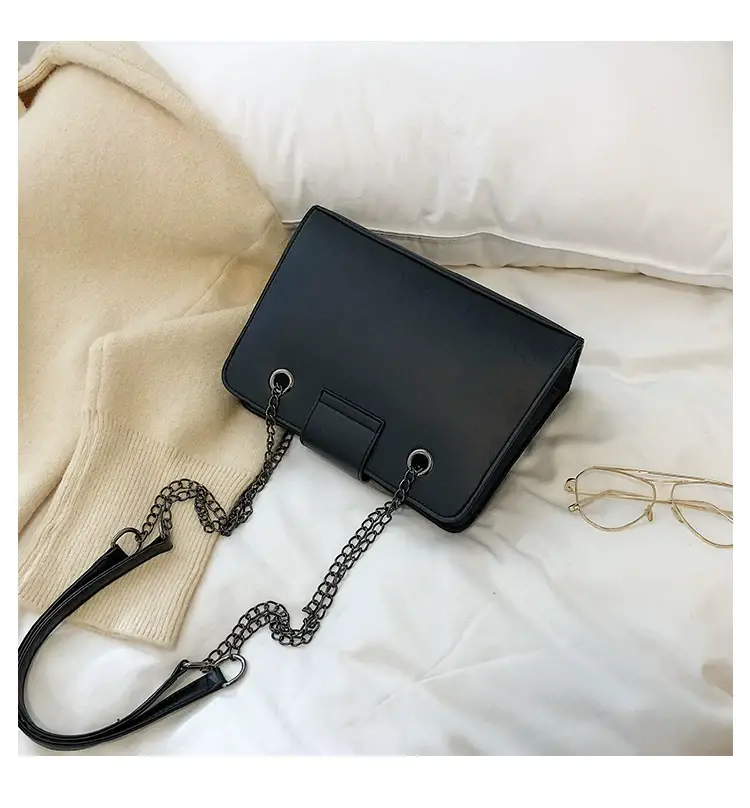 Black Quilted Women's Shoulder Bag 2024 Korean Style — feature 14