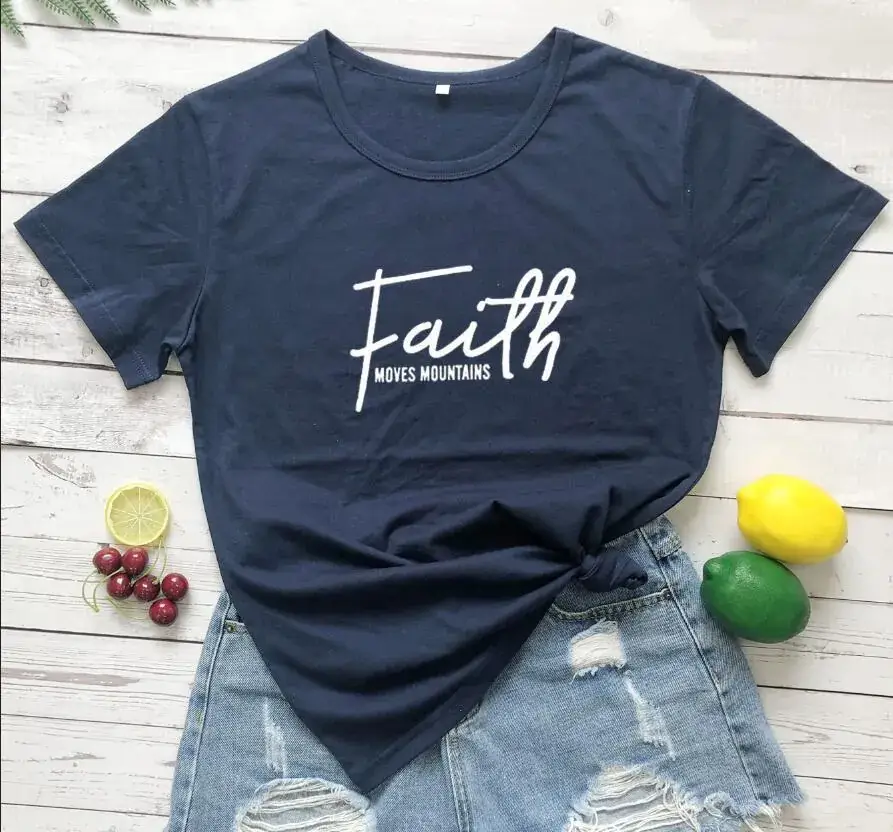 Red Faith Graphic T-Shirt for Women - Image 6
