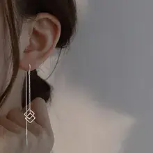 Asymmetric Star Ear Chain with Tassel & Cross Earrings — feature 20