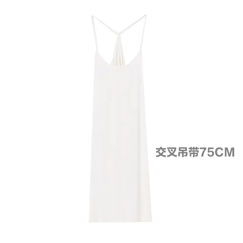 Black Korean Style Inner Undershirt Vest Skirt Plus Size - Image 5