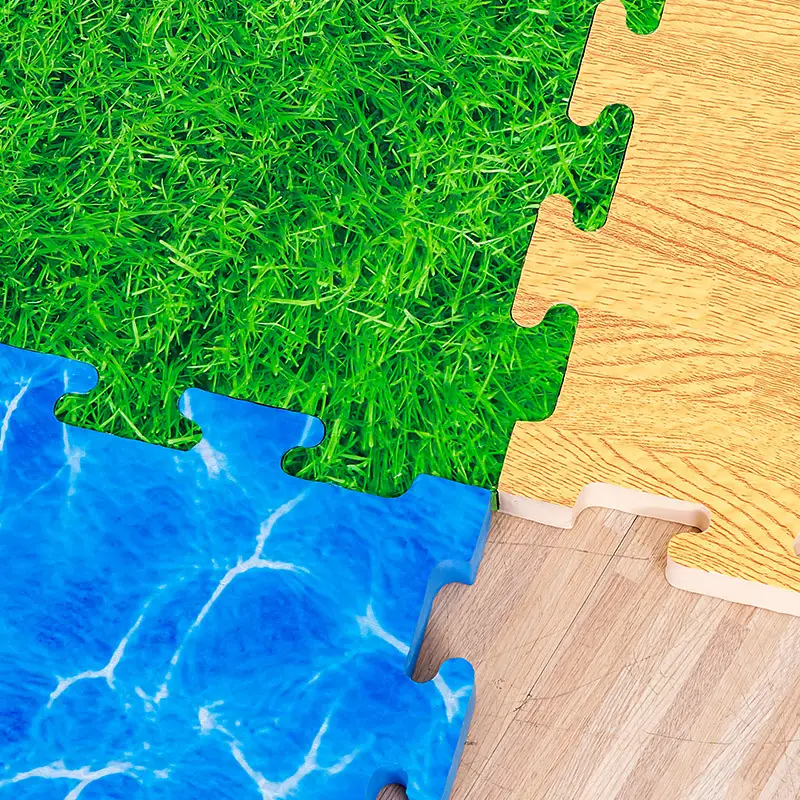 Foam Mat Splicing Black Grey Kids Play Mat Thickened