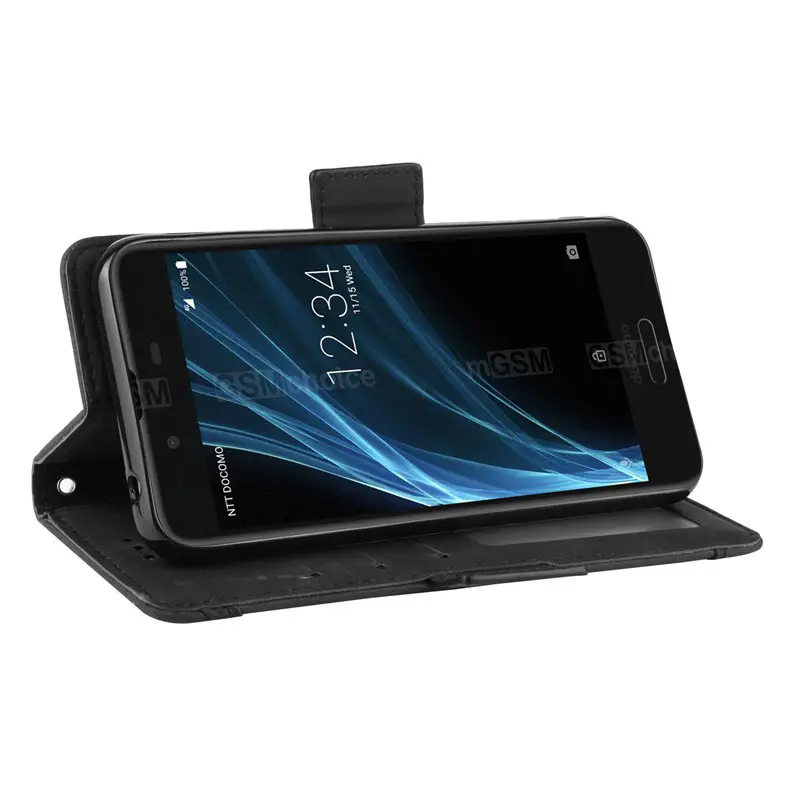 Multi-Card Leather Phone Case with Flip Screen & Card Slots - Image 9