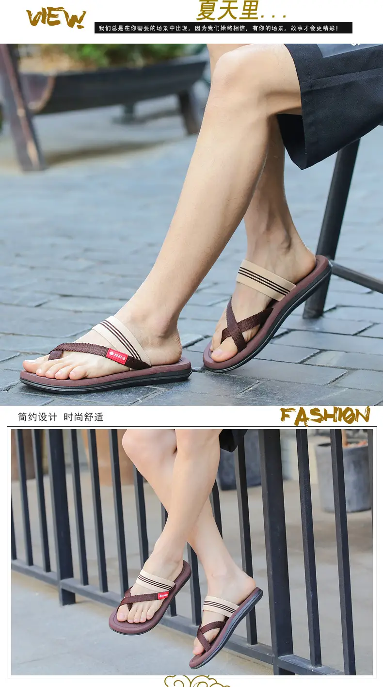 Flip-Flops for Women, Summer Beach Wear, Non-Slip Thick-Soled Flip-Flops for Men and Women, Versatile Eva Lightweight Sandals — feature 10