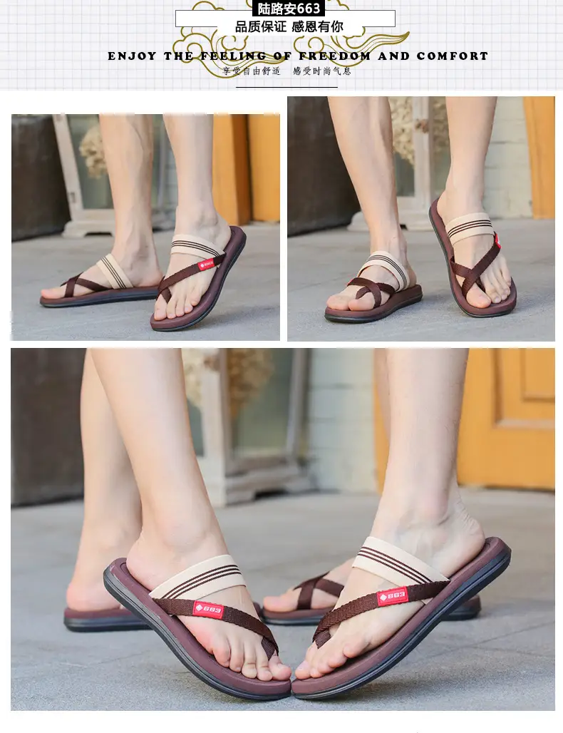 Flip-Flops for Women, Summer Beach Wear, Non-Slip Thick-Soled Flip-Flops for Men and Women, Versatile Eva Lightweight Sandals — feature 11
