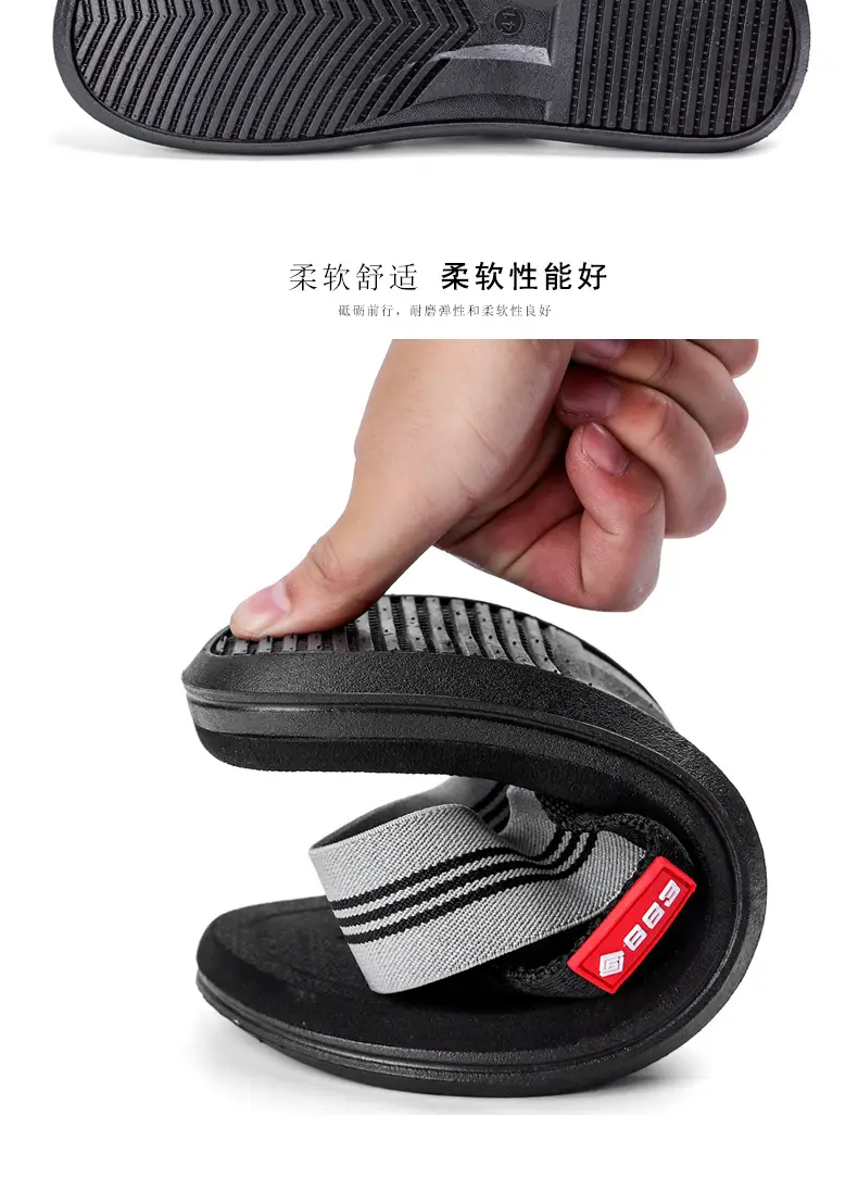 Flip-Flops for Women, Summer Beach Wear, Non-Slip Thick-Soled Flip-Flops for Men and Women, Versatile Eva Lightweight Sandals — feature 7