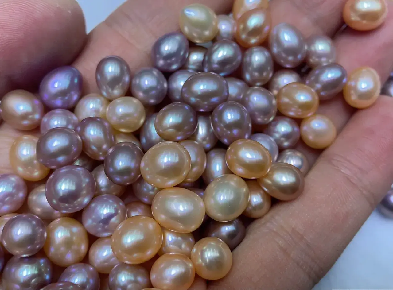 Freshwater Pearl Rice Beads 8-9mm Wholesale - Image 5
