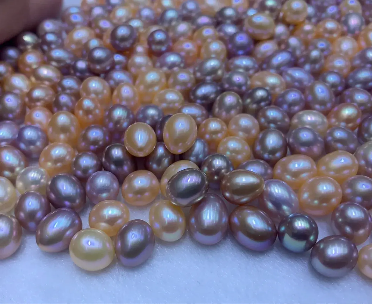 Freshwater Pearl Rice Beads 8-9mm Wholesale - Image 8