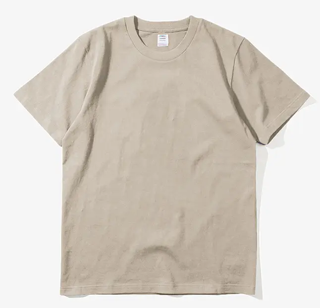 Men Yellow Cotton Round Neck T-Shirt Short Sleeve