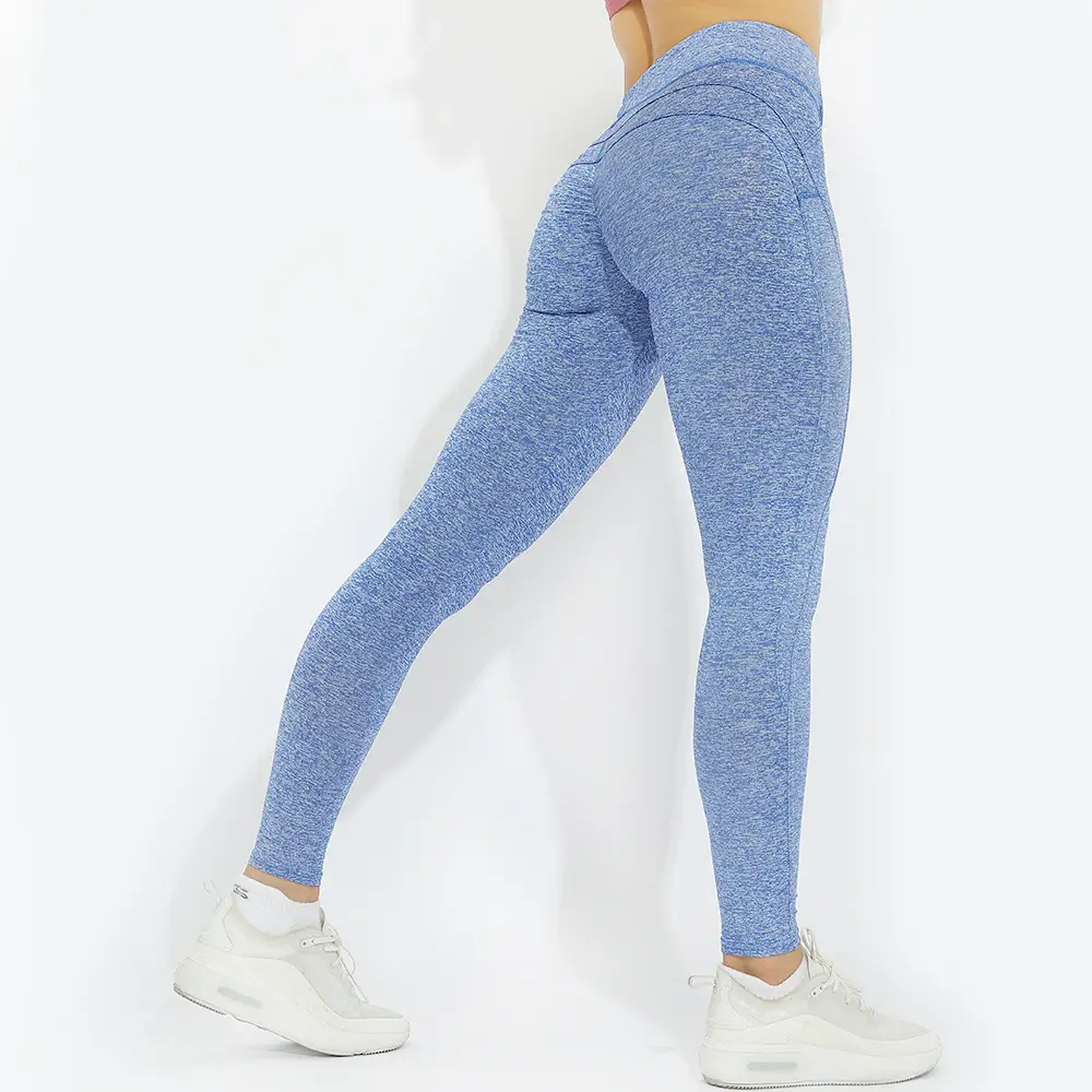 Pink Slim Fit Yoga Pants for Women - Image 3