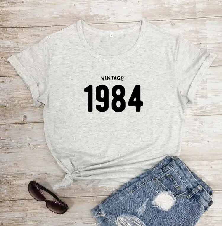 VINTAGE 1984 T-Shirt for Men Women Europe USA - Image 10