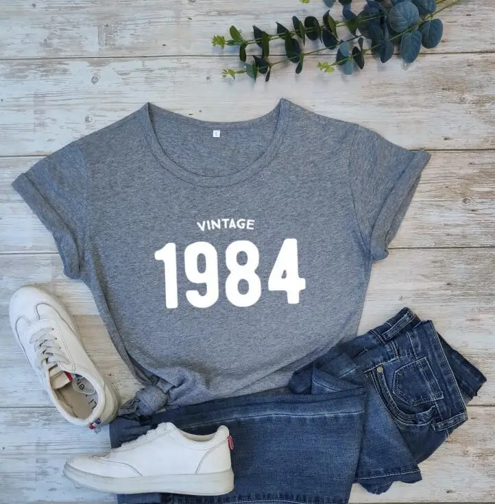 VINTAGE 1984 T-Shirt for Men Women Europe USA - Image 11