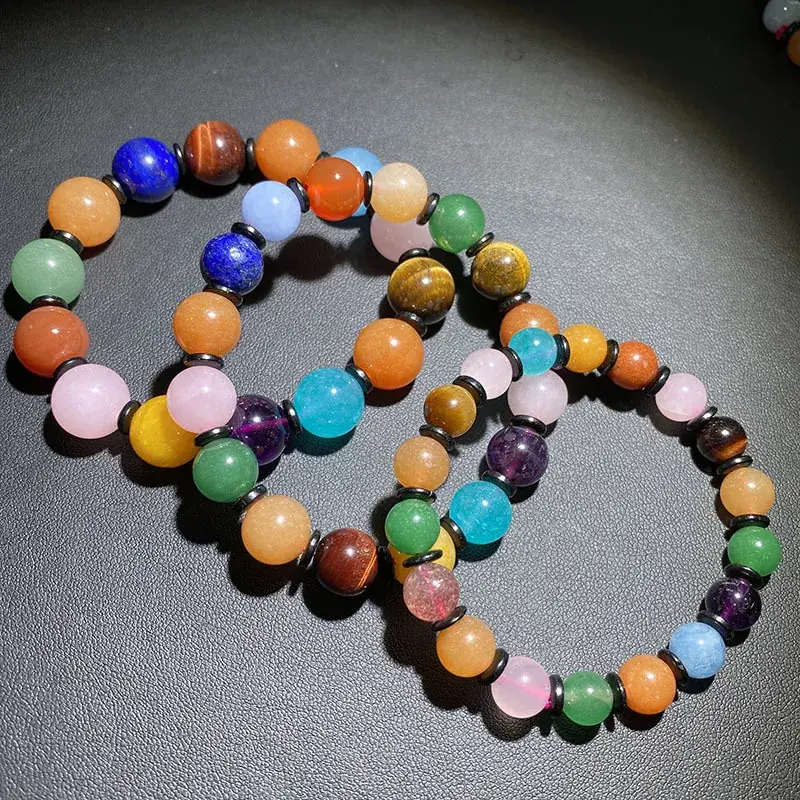 Jingyao Duobao Crystal Bracelet 8-12mm Couple Ring - Image 3