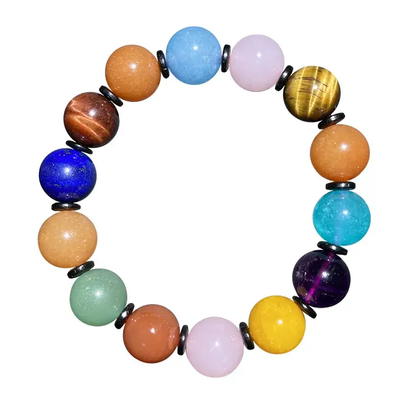 Jingyao Duobao Crystal Bracelet 8-12mm Couple Ring - Image 6