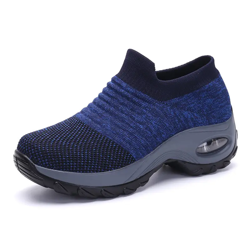 1839 cross-border women's shoes plus size spring air cushion increased socks mouth dance shoes fly woven breathable middle-aged and elderly mother shoes - Image 11
