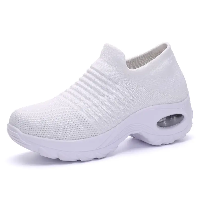 1839 cross-border women's shoes plus size spring air cushion increased socks mouth dance shoes fly woven breathable middle-aged and elderly mother shoes - Image 13