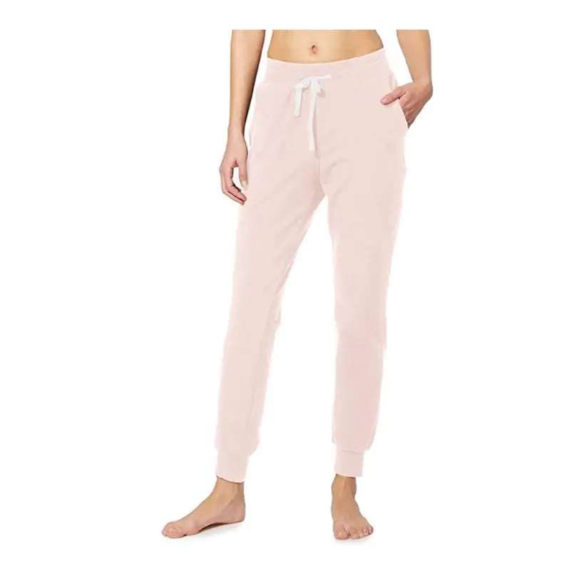 Women Blue Cotton Yoga Jogging Pants Casual Sports Wear