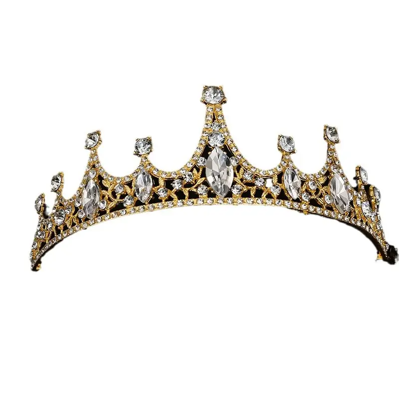 Crystal Crown for Girls Princess Headband Alloy Rhinestone
