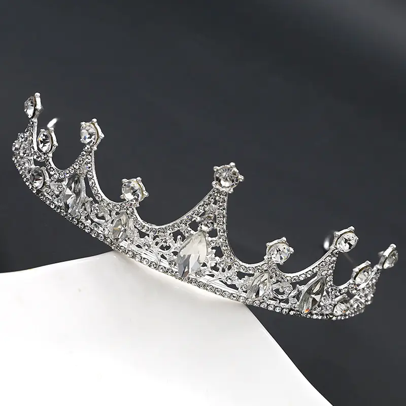 Crystal Crown for Girls Princess Headband Alloy Rhinestone — feature 5