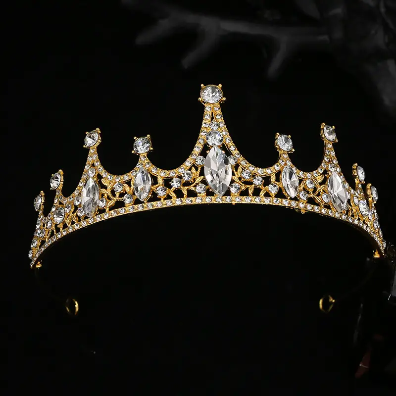 Crystal Crown for Girls Princess Headband Alloy Rhinestone