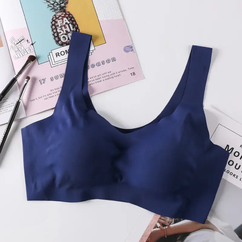 Japan's Shangpin Anxin Four-Generation Sleep Bra No-Rings Gather-up Seamless Vest Tube Top One-Piece Cooling Underwear