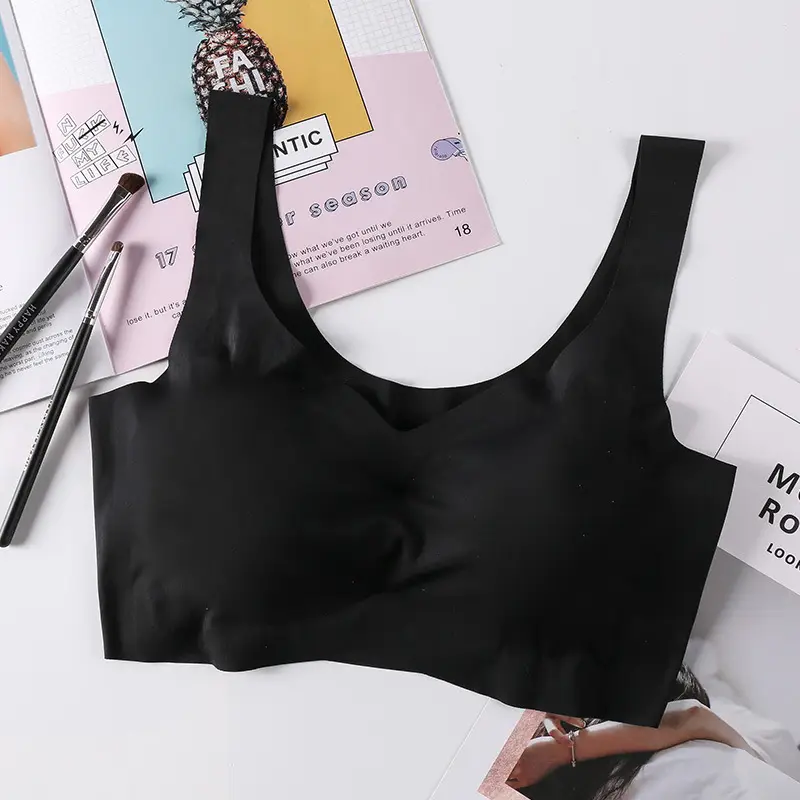 Japan's Shangpin Anxin Four-Generation Sleep Bra No-Rings Gather-up Seamless Vest Tube Top One-Piece Cooling Underwear