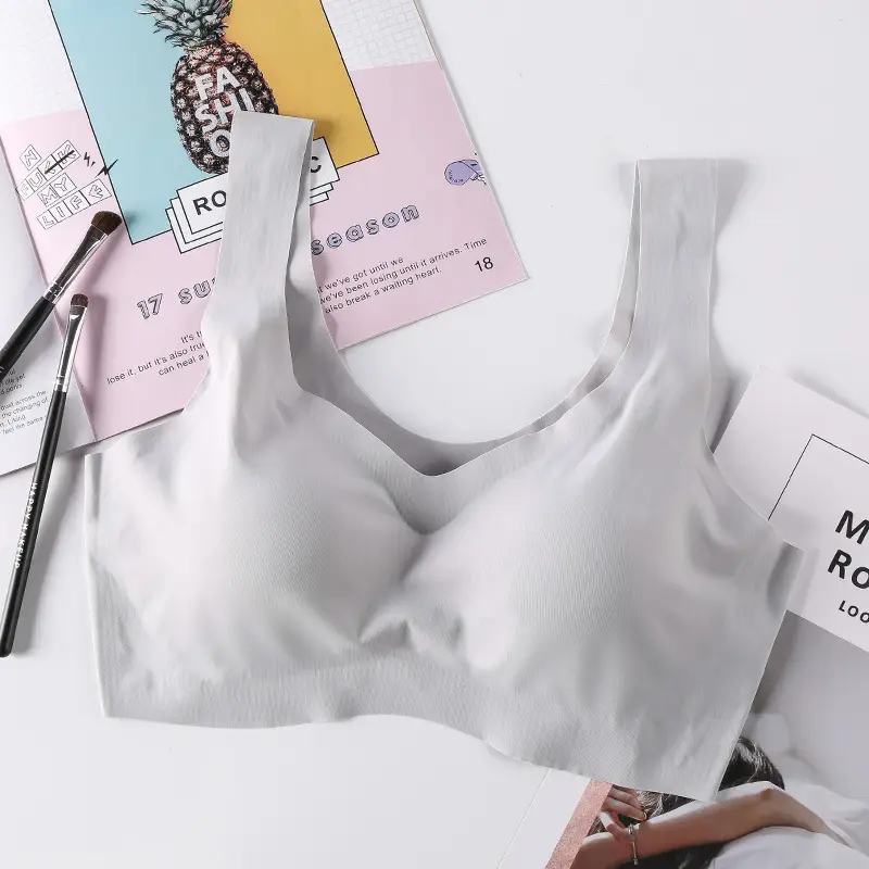 Japan's Shangpin Anxin Four-Generation Sleep Bra No-Rings Gather-up Seamless Vest Tube Top One-Piece Cooling Underwear