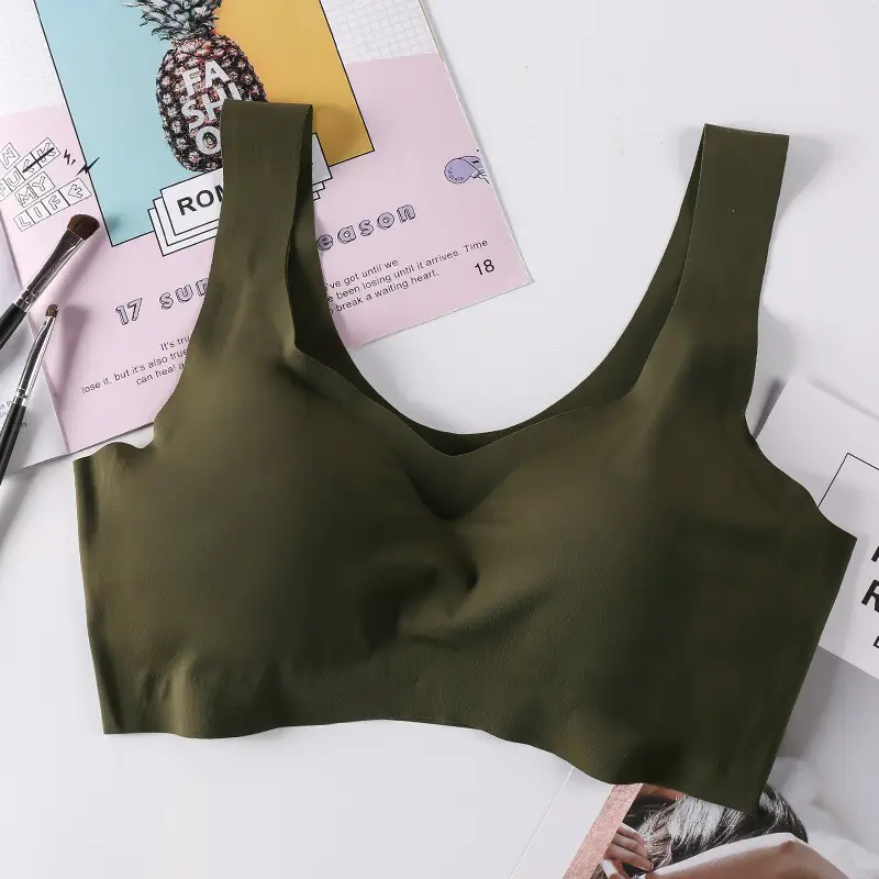 Japan's Shangpin Anxin Four-Generation Sleep Bra No-Rings Gather-up Seamless Vest Tube Top One-Piece Cooling Underwear