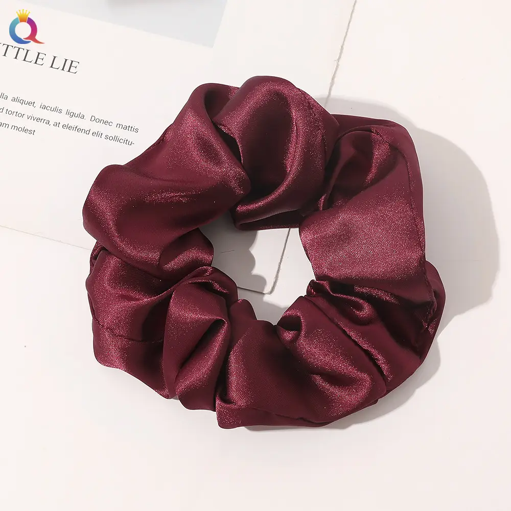 Sweet Satin Hair Ring for Women Large Intestine - Image 3