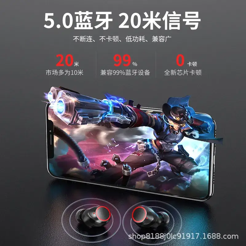 Cross-border TWS-X10 Bluetooth 5.4 Earphones Wireless