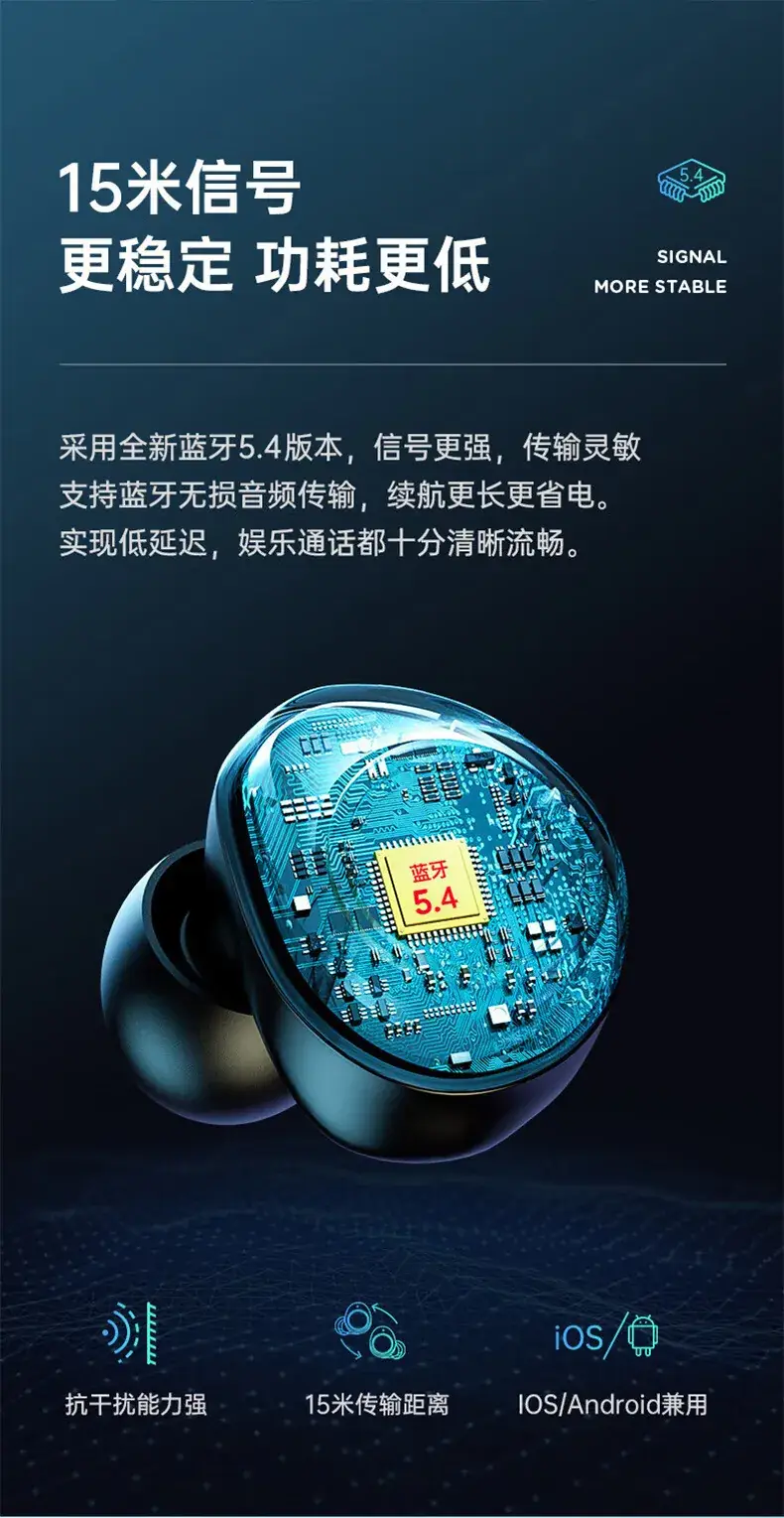 Cross-border TWS-X10 Bluetooth 5.4 Earphones Wireless — feature 10