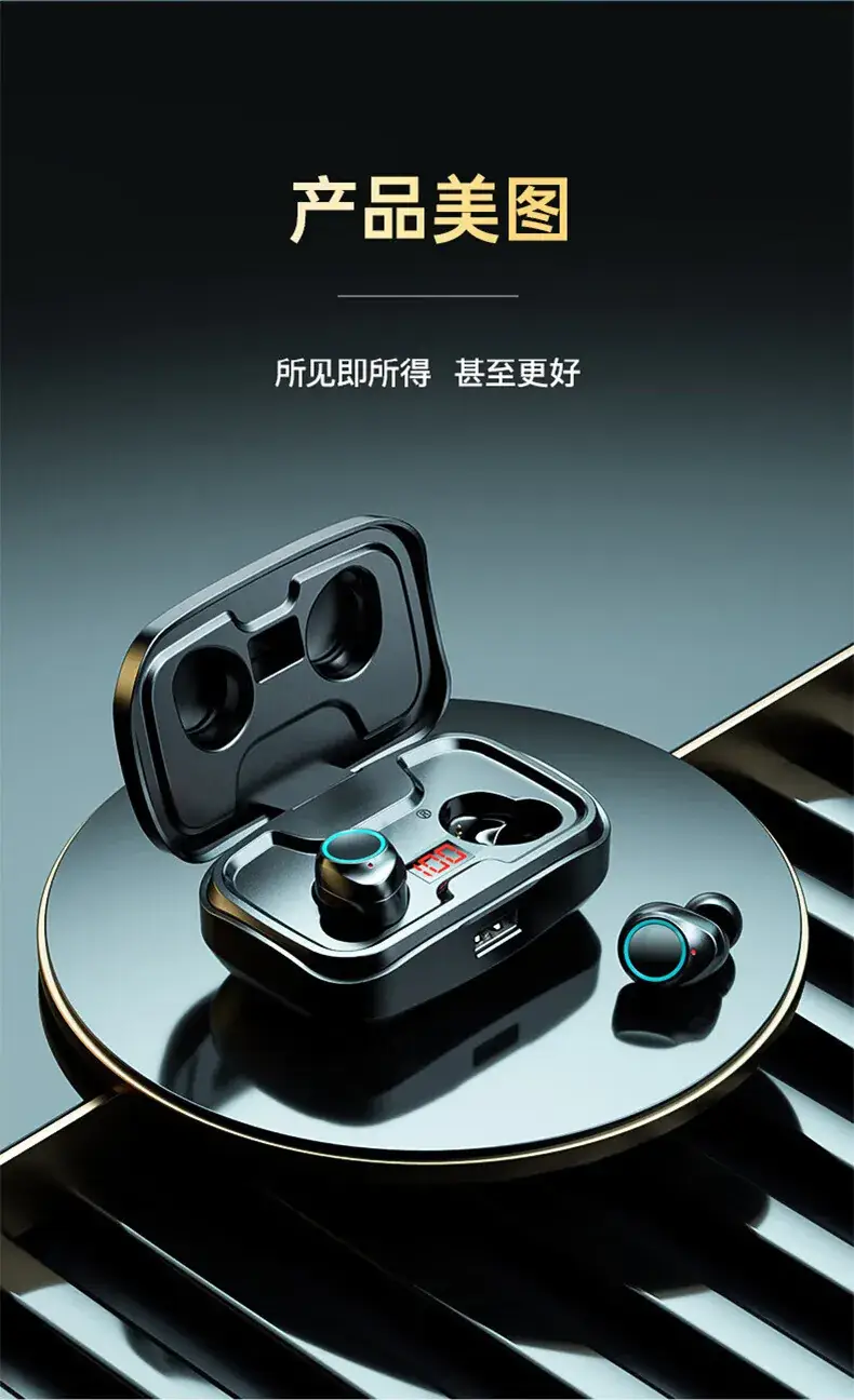 Cross-border TWS-X10 Bluetooth 5.4 Earphones Wireless — feature 19