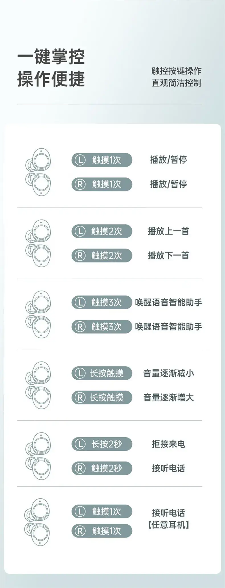 Cross-border TWS-X10 Bluetooth 5.4 Earphones Wireless — feature 20
