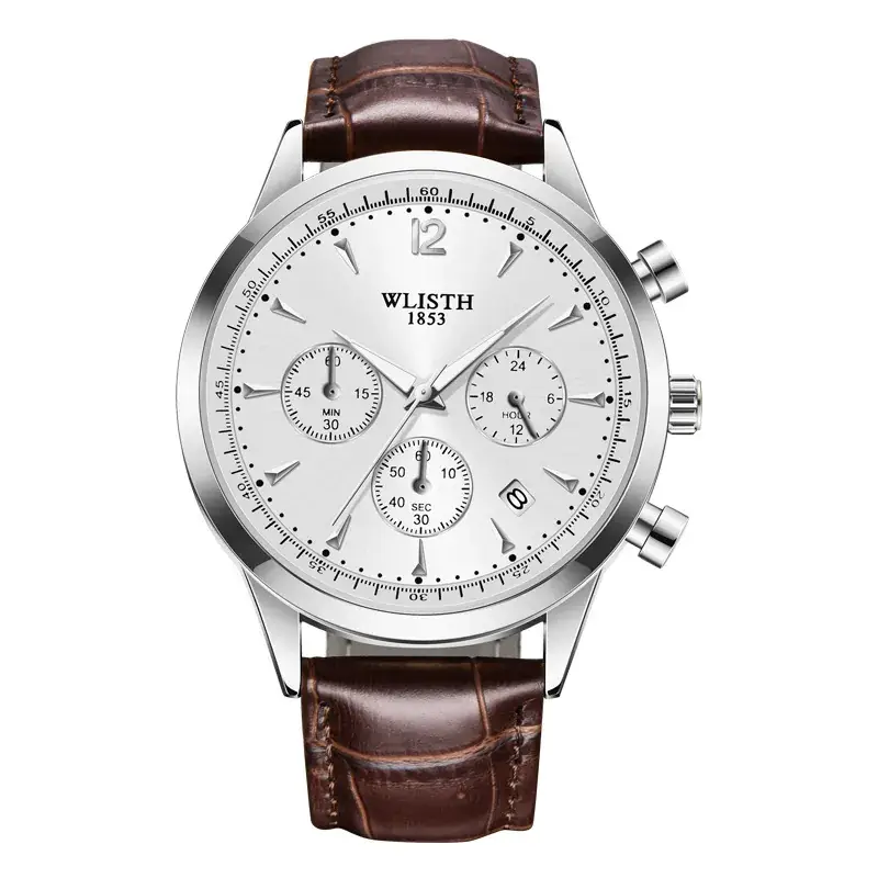 Wistful Swiss Men's Chronograph Watch Black Rose Gold - Image 7