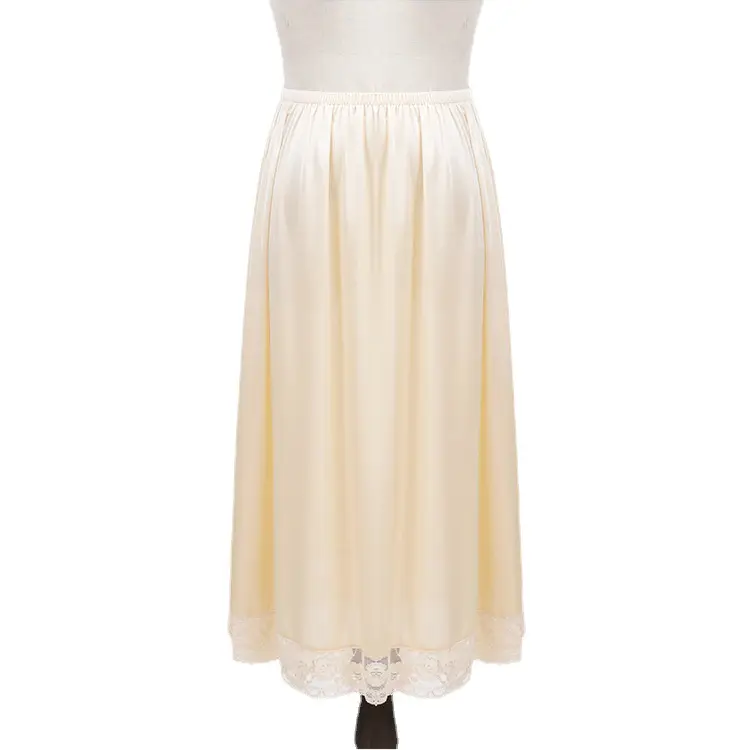 75cm Silk Lace Border Skirt Mid Length Anti-Lining - Image 8