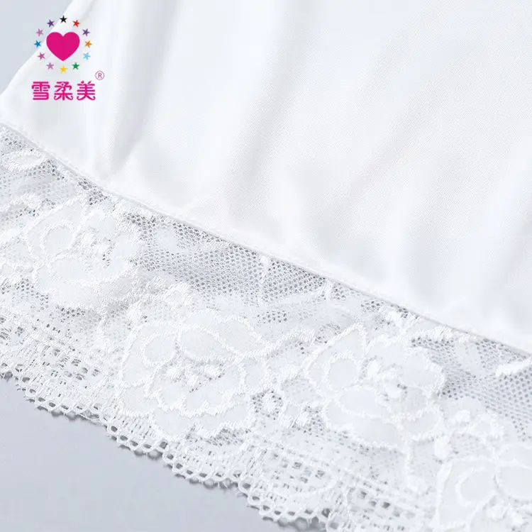 75cm Silk Lace Border Skirt Mid Length Anti-Lining — feature 12