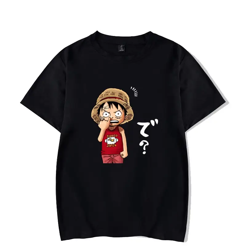 Men's One Piece Nose-Picking T-Shirt Black - Image 4