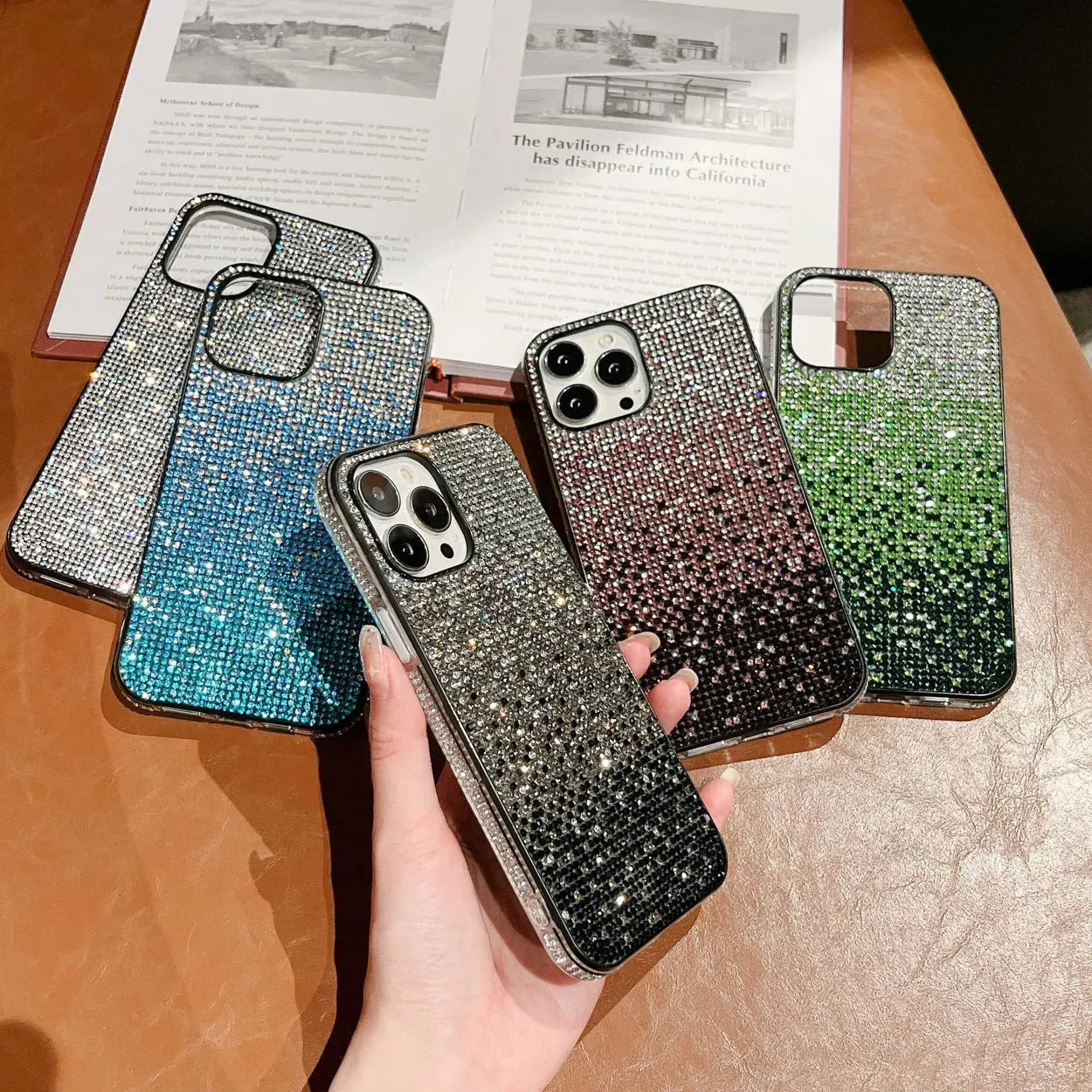 Starry Sky Gradient Diamond iPhone Case S25 Ultra - Image 5