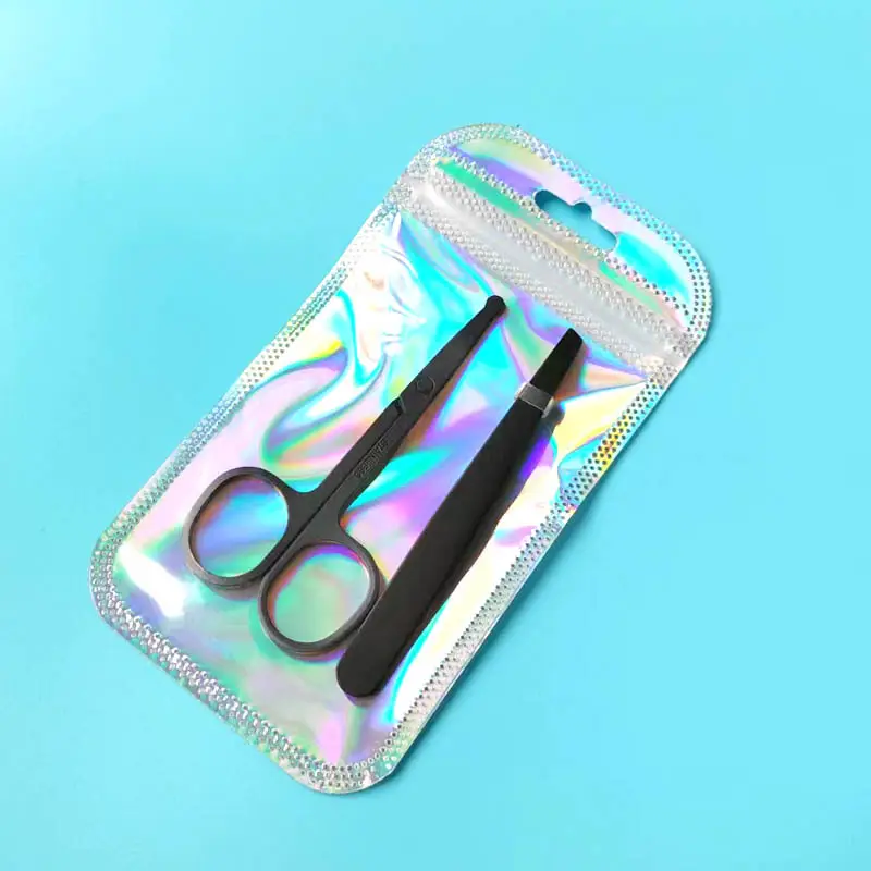 Factory Black Stainless Steel Eyebrow Clip Scissors 9G — feature 18