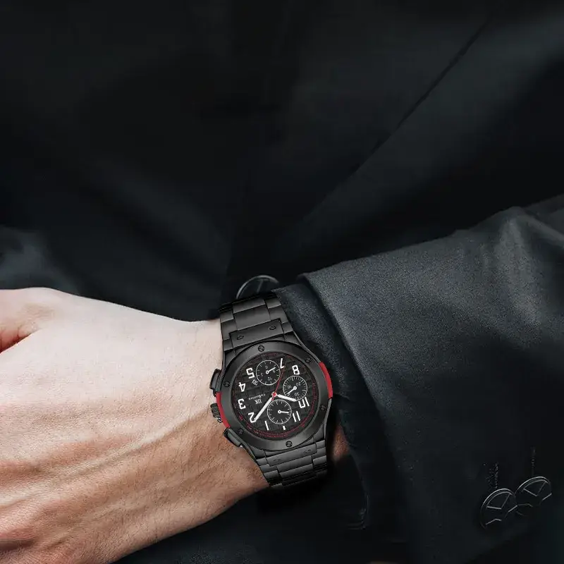 Men's Large Dial Waterproof Cross-Border Watch