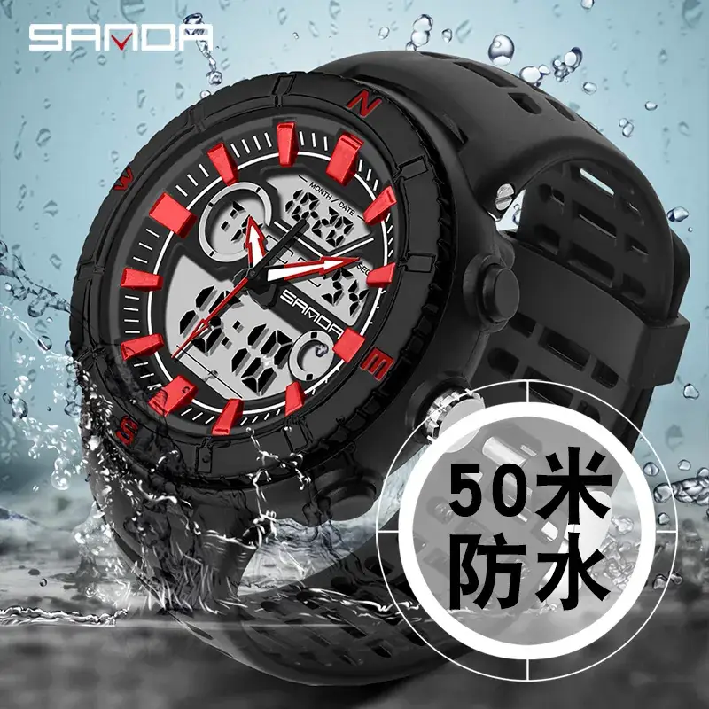 Sanda Waterproof Chronograph Watch for Teens - Image 10