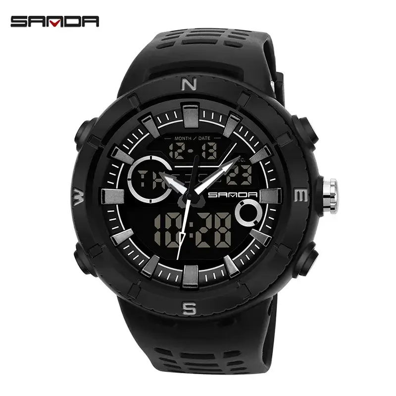 Sanda Waterproof Chronograph Watch for Teens - Image 2