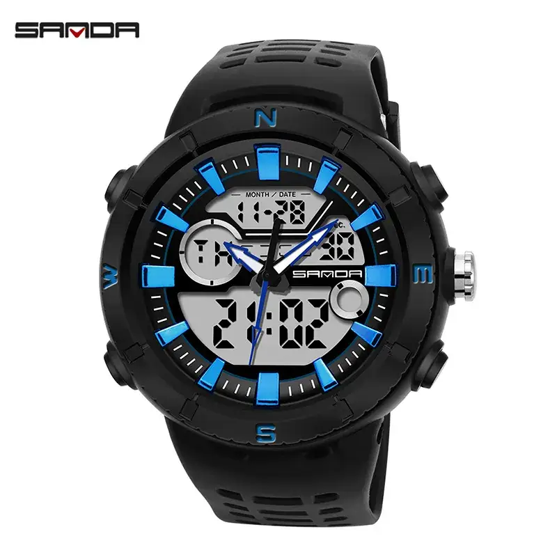 Sanda Waterproof Chronograph Watch for Teens - Image 3