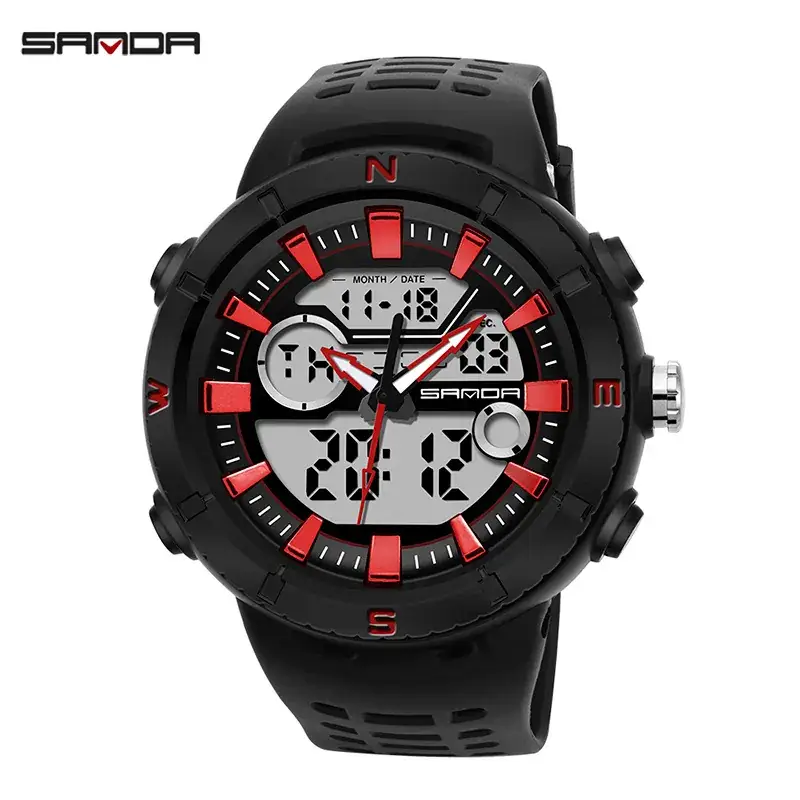 Sanda Waterproof Chronograph Watch for Teens - Image 4