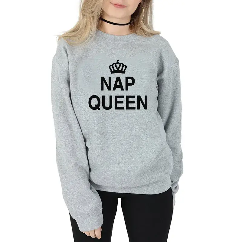 NAP QUEEN Round Neck Sweater Black - Image 3