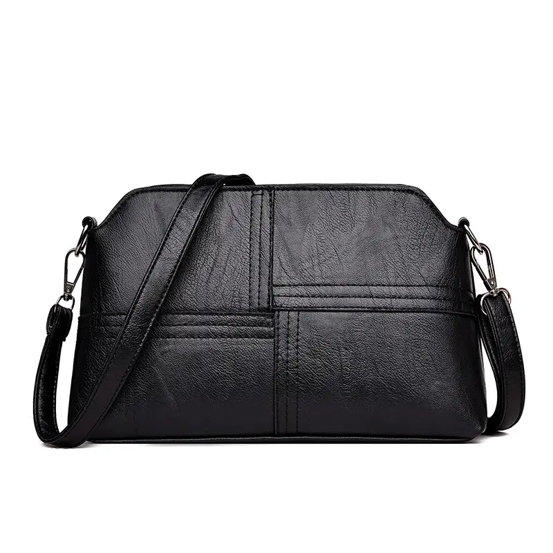 2019 New Casual Crossbody Mom Bag Red Solid Color - Image 2