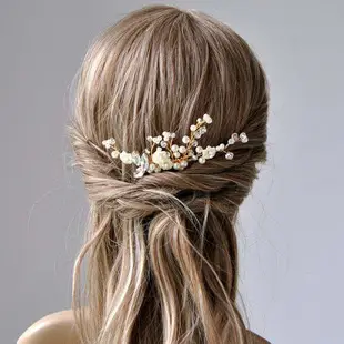 European American Pearl Diamond Hairpin Edge Clip for Bridage — feature 12
