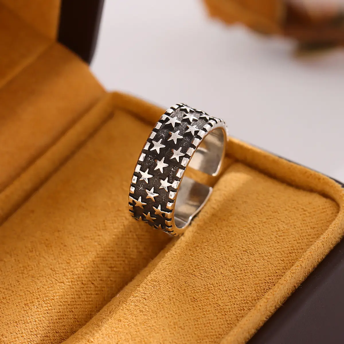 Vintage Starry Open Ring for Women Wholesale - Image 3